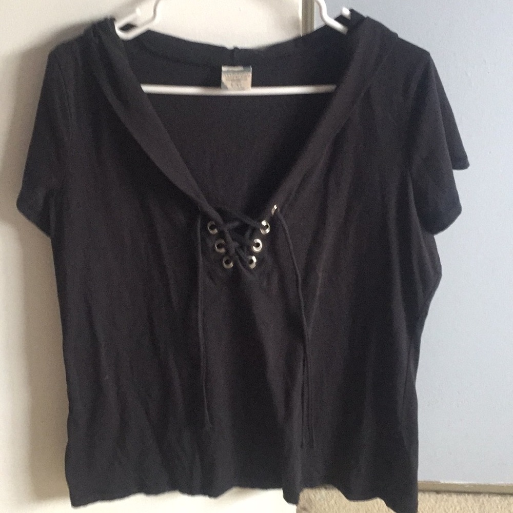 Lace up top